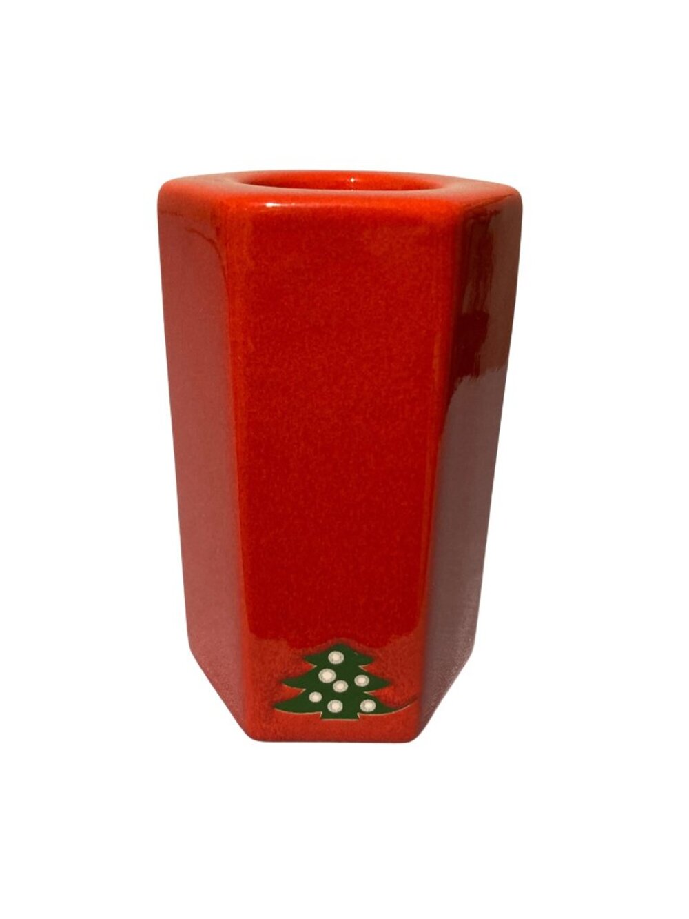 Waechtersbach Christmas Tree Hexagonal Candle Holder